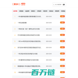 爱技术 - 最新专利技术大全